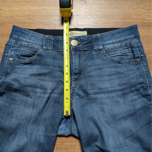 Democracy Ab Solution Jeans Womens Size 10 Blue Denim Elastic Waist Medium Wash - Picture 13 of 13